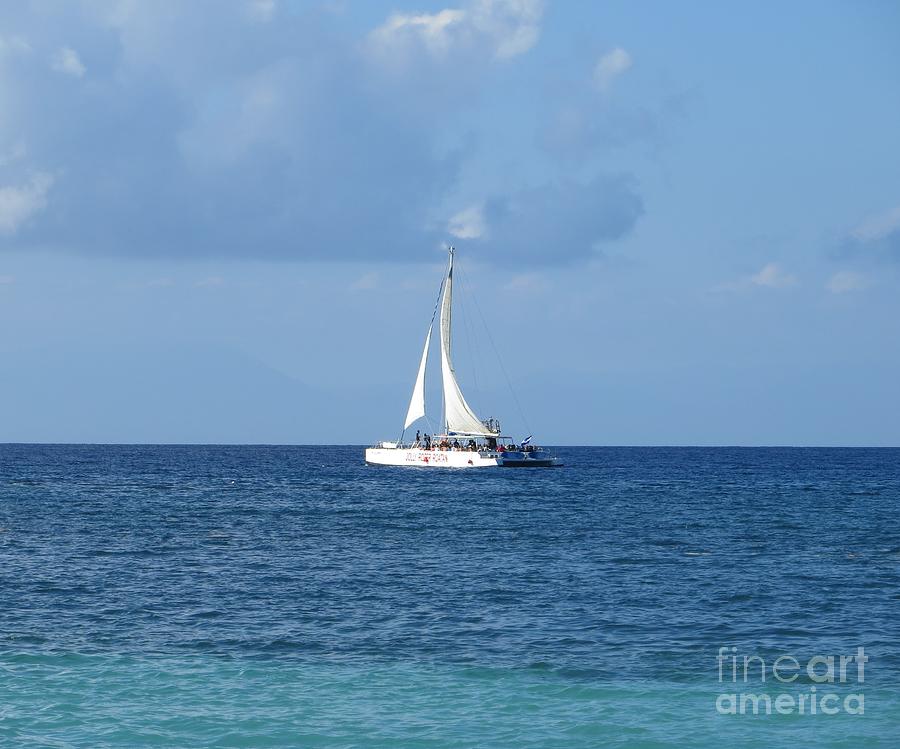 Sailing The Caribbean Photograph by Tim Townsend