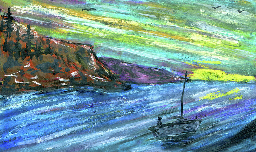 Sailing the Dreamworld Painting by R Kyllo