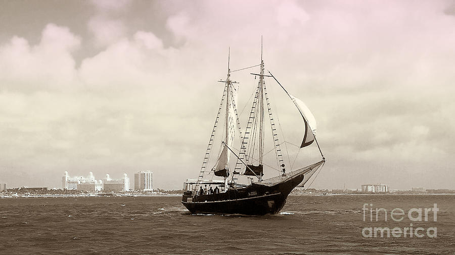 Sailing The Tropics Photograph by Raymond Earley