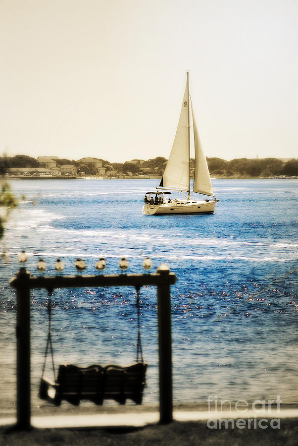 Sailing Through Southport Photograph by Kelly Nowak