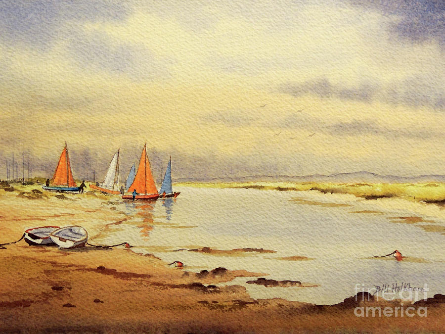 Sailing Time Painting by Bill Holkham