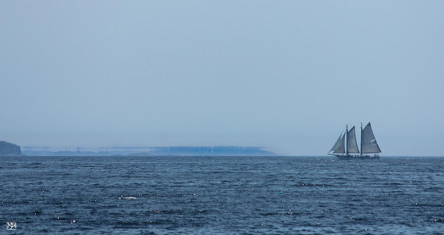 Sailing toward a Mirage Photograph by John Meader
