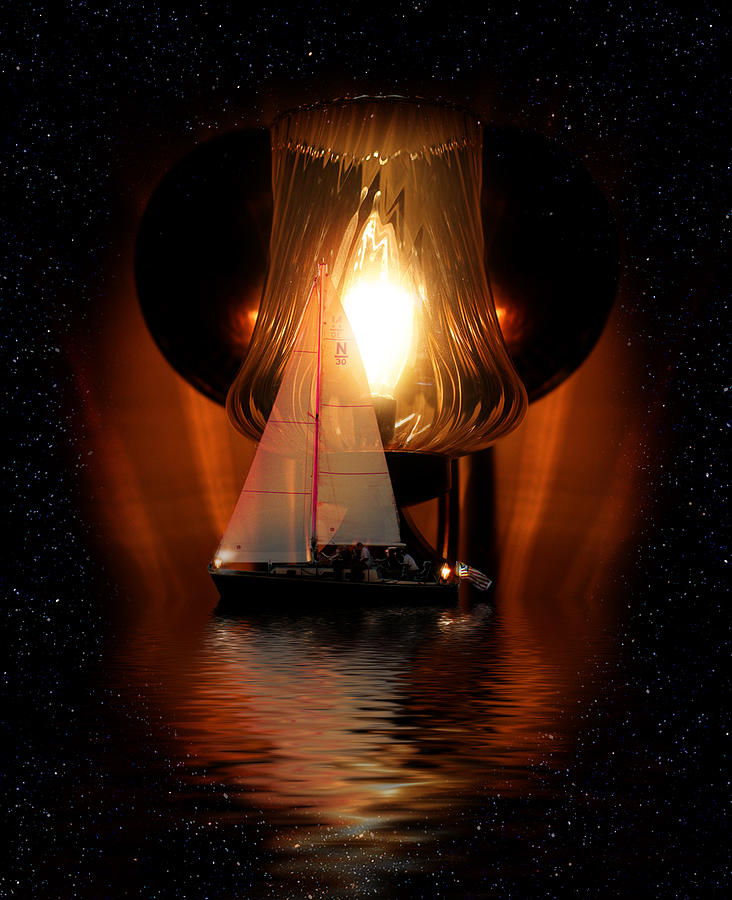 Sailing Under the Stars Digital Art by Gravityx9  Designs