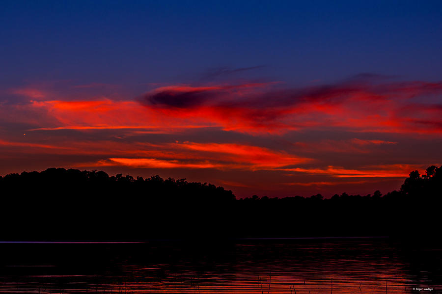 Sunset Photograph - Sailors Delight by Roger Wedegis