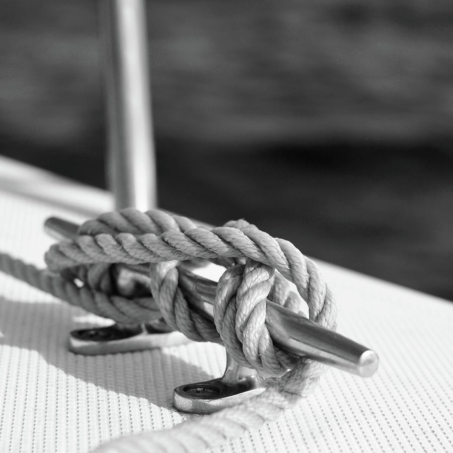 Sailors Knot Square Photograph by Laura Fasulo