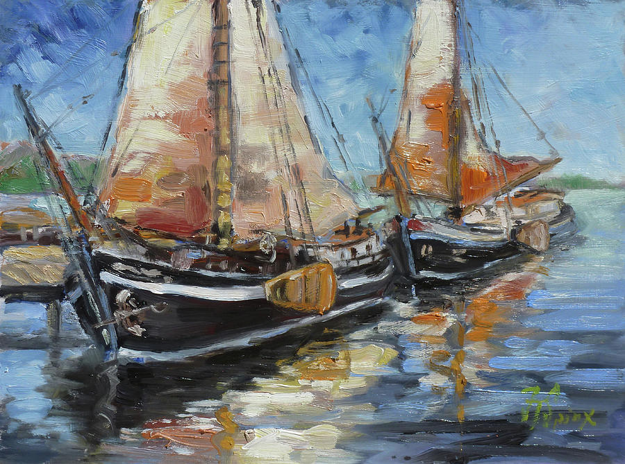 Sails 13 Painting by Irek Szelag