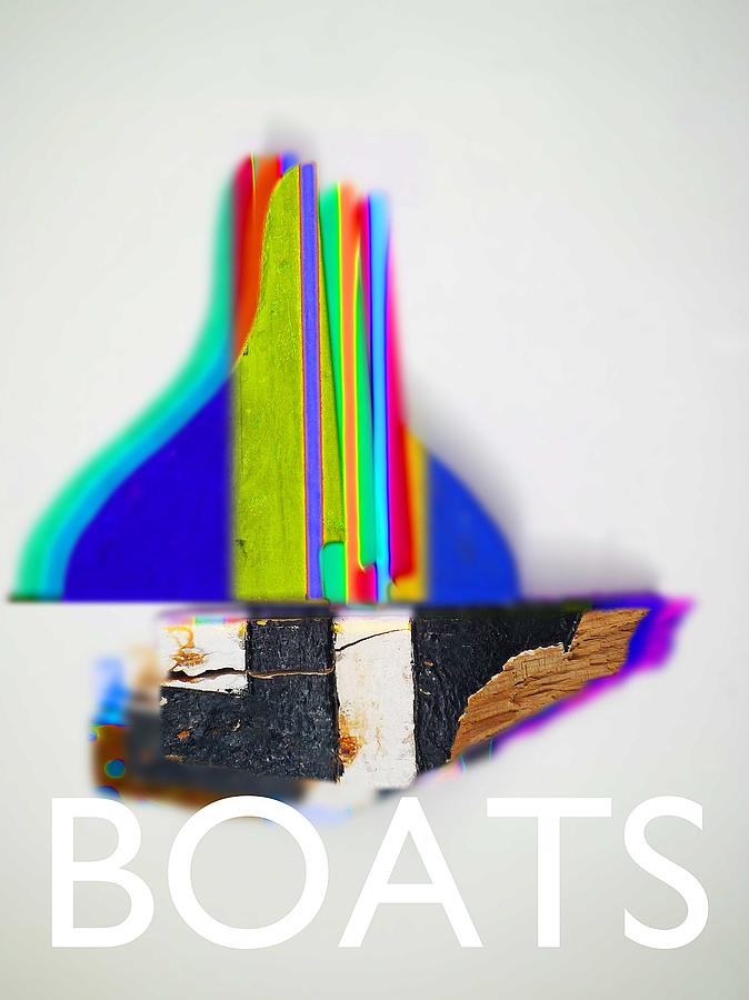 Sails Digital Art by Charles Stuart