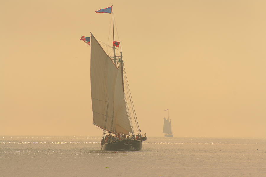 Sails In The Mist Photograph by Doug Mills