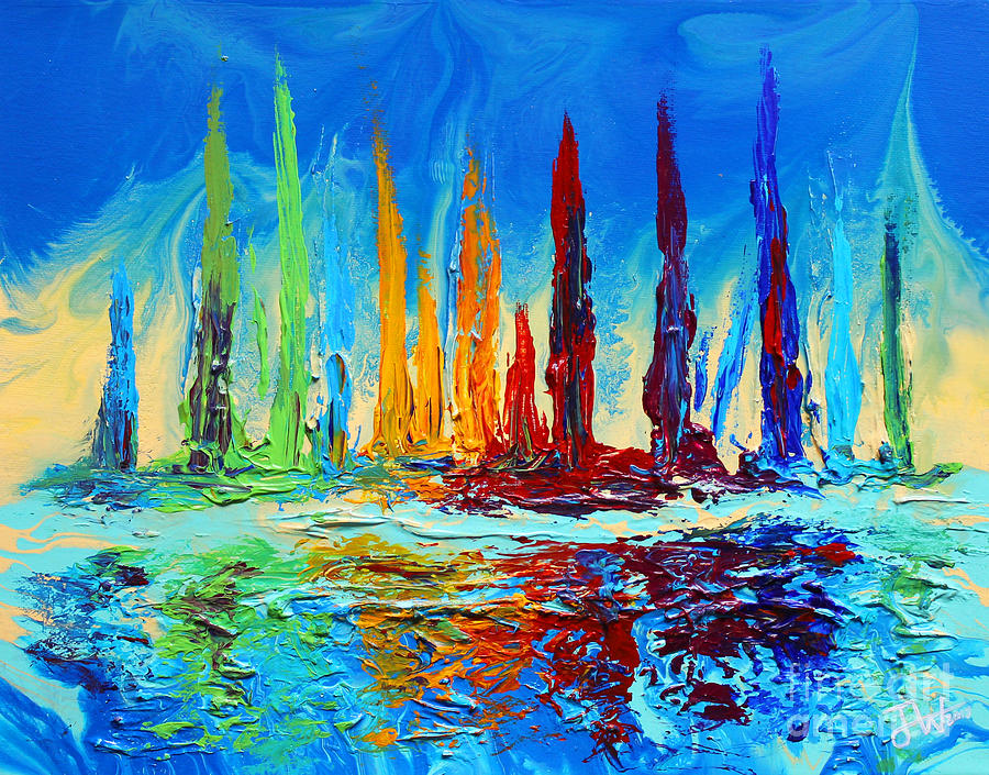 Sails of Paradise  Painting by Jerome Wilson