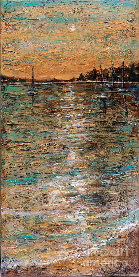 Sails Stowed Painting by Linda Olsen