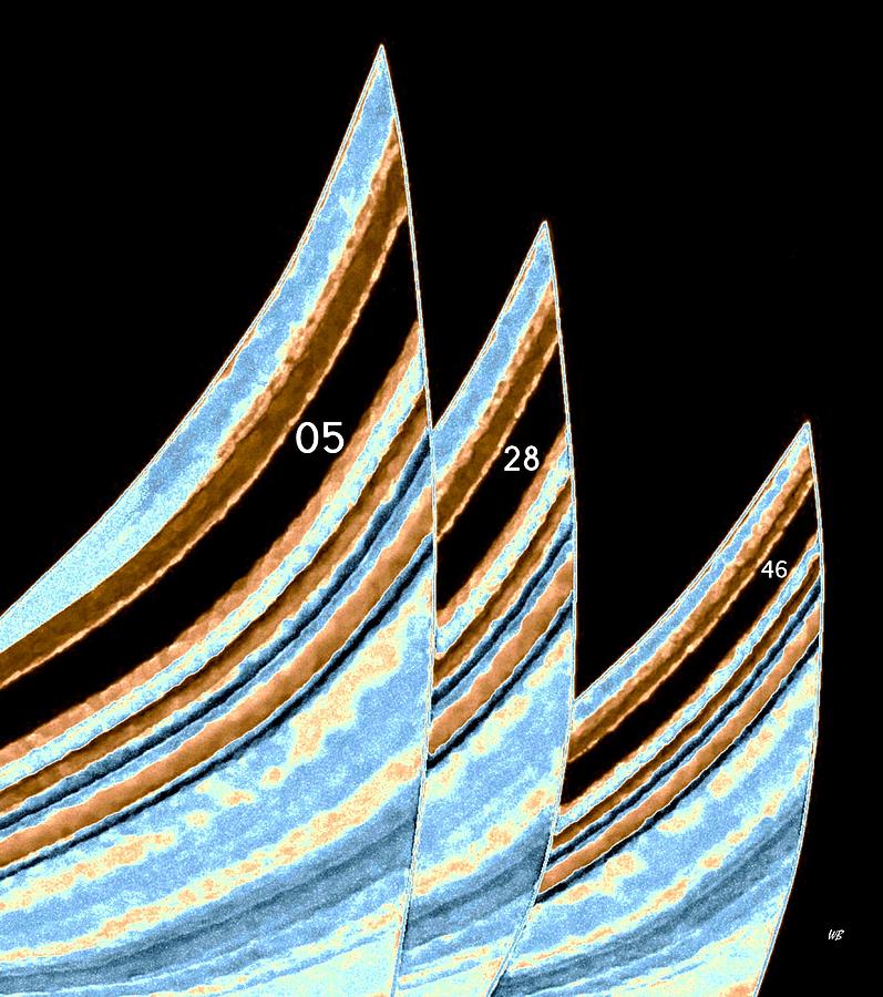 Sails Digital Art by Will Borden