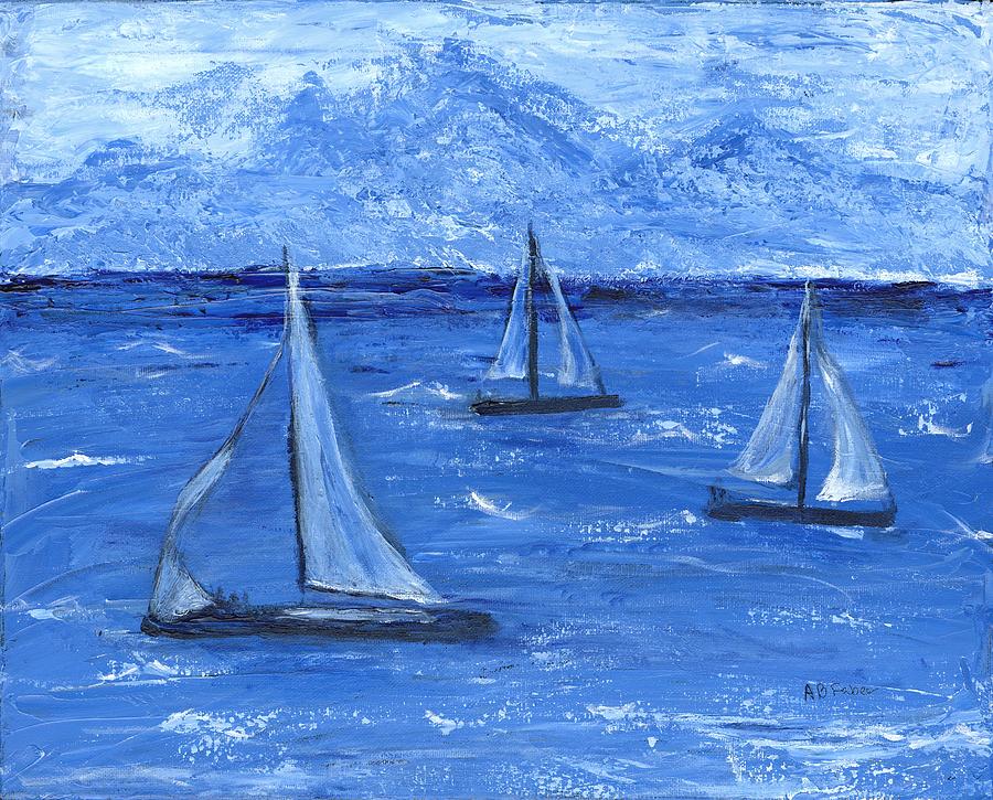 Sailsmanship Painting by Alice Faber