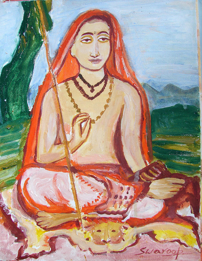 Saint 1 Painting by Anand Swaroop Manchiraju