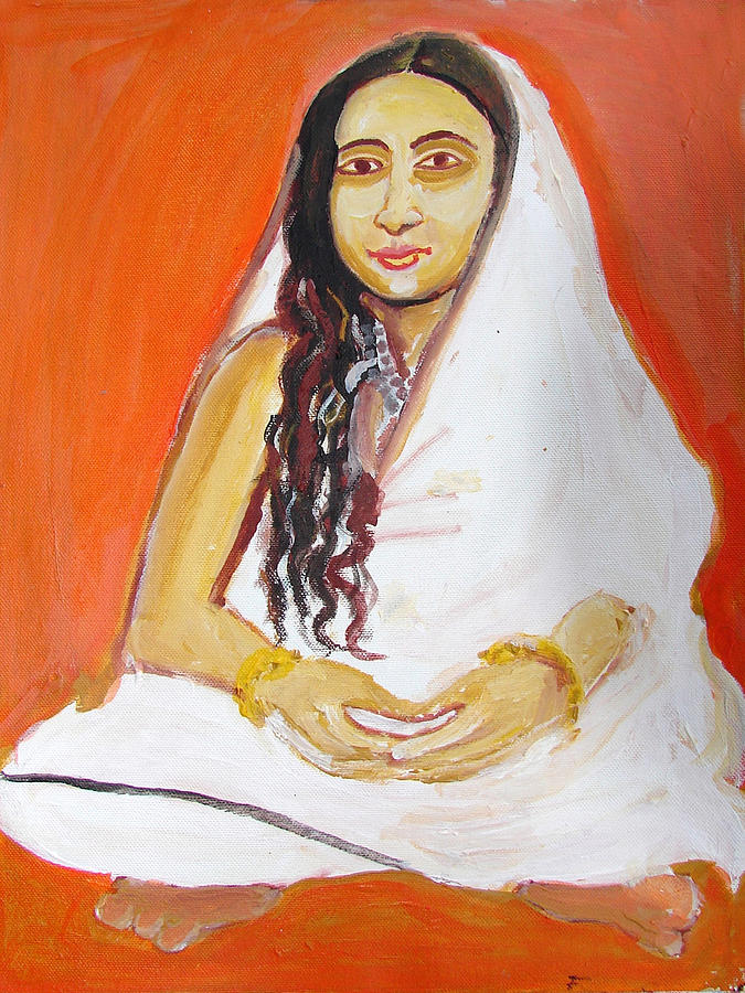 Saint 4 Painting by Anand Swaroop Manchiraju