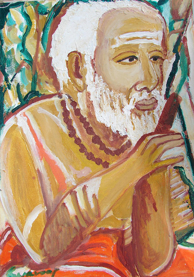 Saint 7 Painting by Anand Swaroop Manchiraju