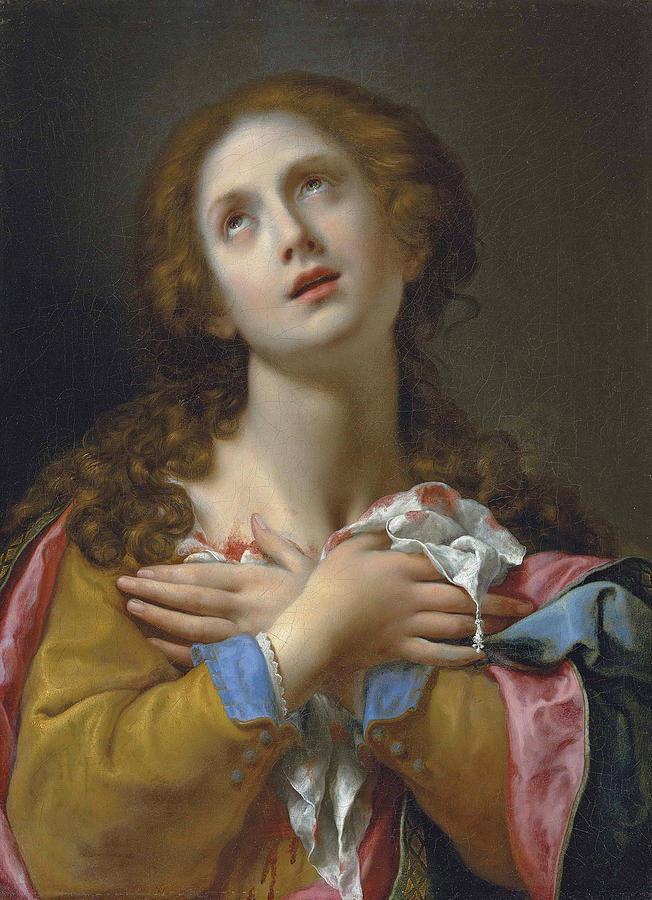 Saint Agatha Painting by Carlo Dolci