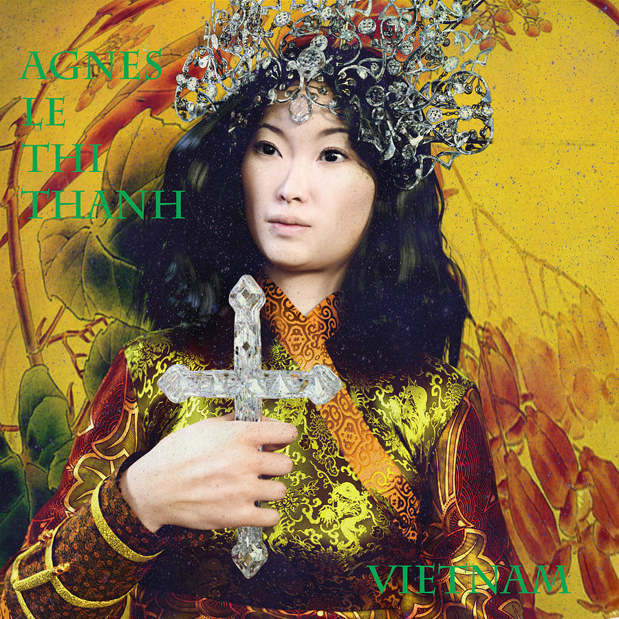 Saint Agnes of Vietnam 13 Digital Art by Suzanne Silvir