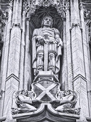 Saint Alban Statue Photograph by DiDesigns Graphics