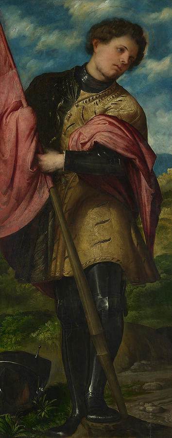 Saint Alexander Painting by Romanino