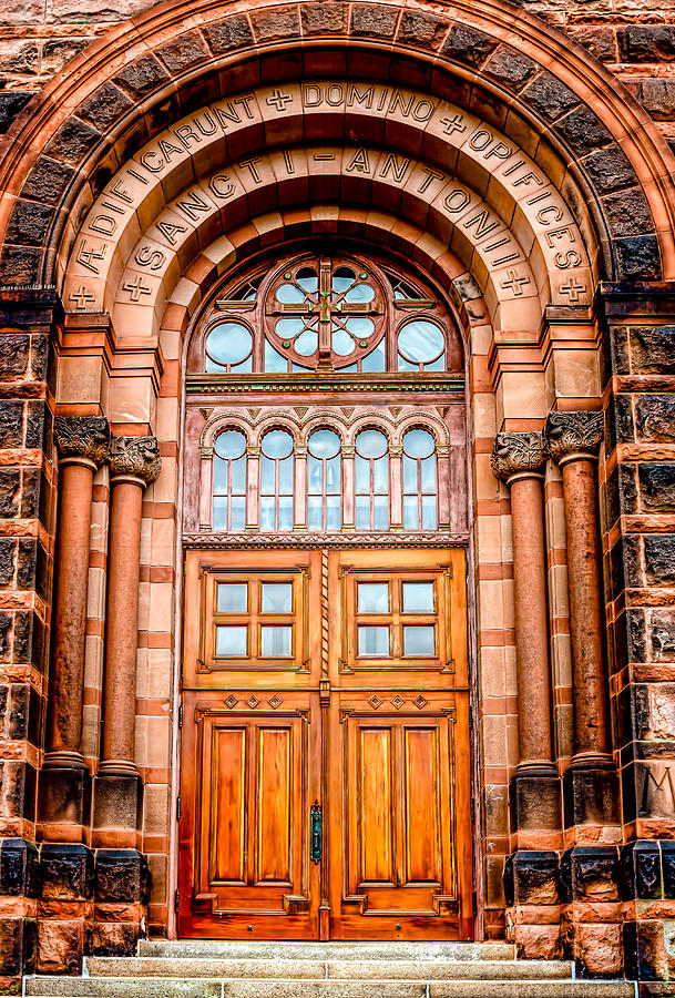 Saint Anthony Of Padua Church Main Doors Photograph
