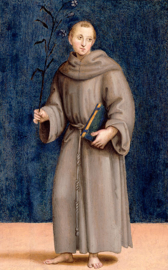 Saint Anthony of Padua Painting by Raphael