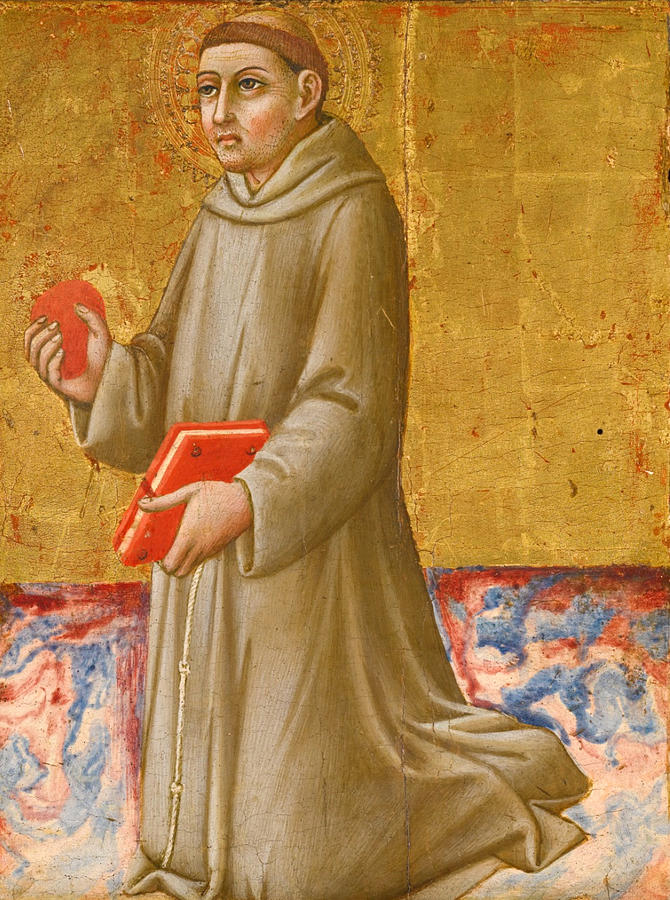 Saint Anthony of Padua Painting by Sano di Pietro