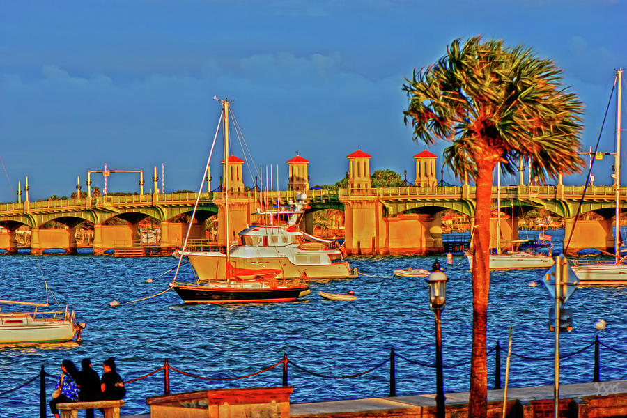 Saint Augustine Bayfront Late Afternoon Photograph by Gina OBrien
