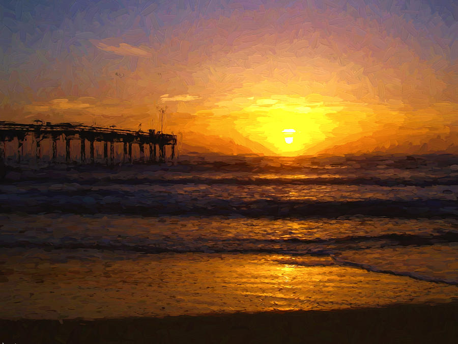 Saint Augustine Beach Sunrise Photograph by Anthony Baatz
