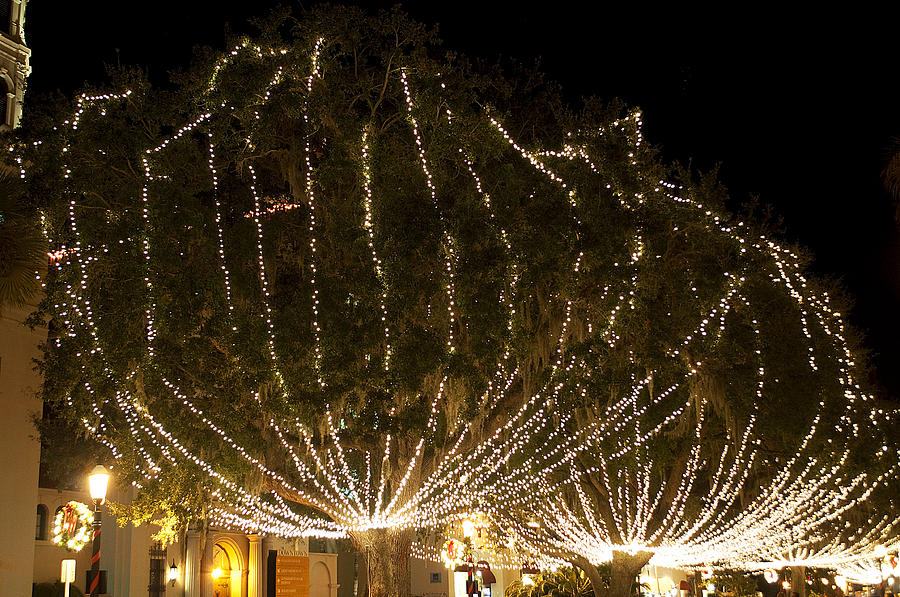 Saint Augustine Lights 1 Photograph by Kenneth Albin