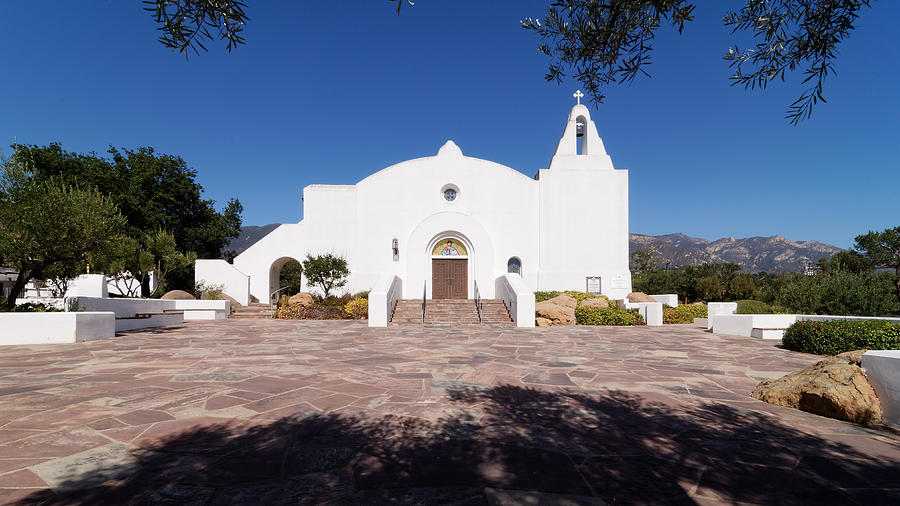 Saint Barbara Greek Orthodox Church - Santa Barbara California Photograph by Darin Volpe