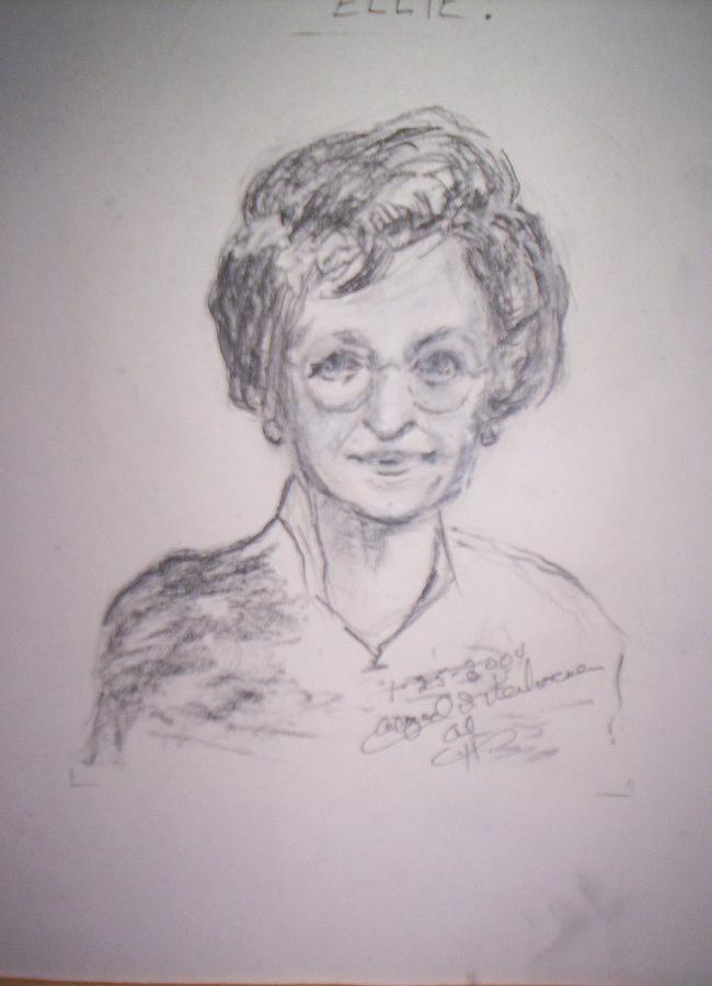 Saint Benedicts Ellie Drawing by Alfred P  Verhoeven