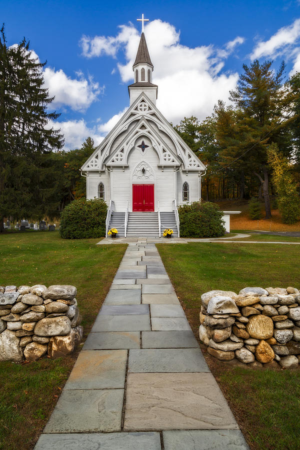 Architecture Photograph - Saint Bridget Catholic Church by Susan Candelario