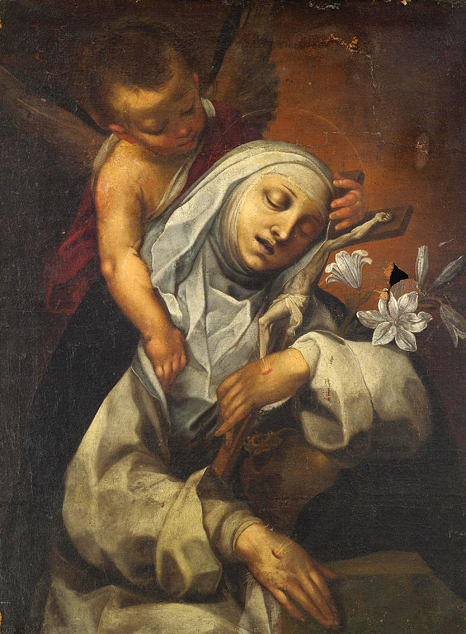 Saint Catherine of Siena Painting by Francesco Vanni
