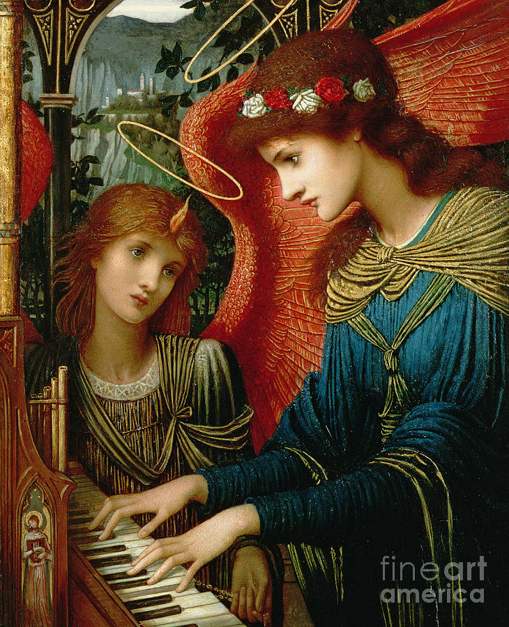 St Cecilia Painting - Saint Cecilia by John Melhuish Strudwick