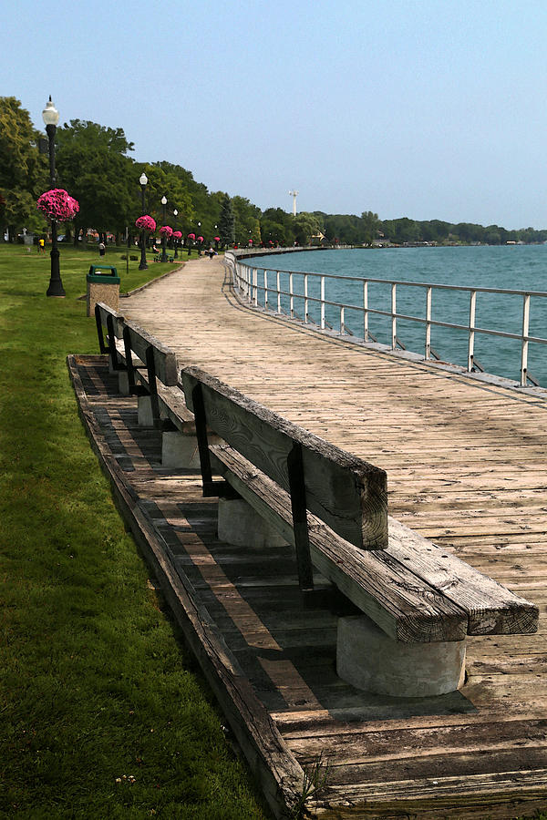 Saint Clair Boardwalk in July Photograph by Mary Bedy