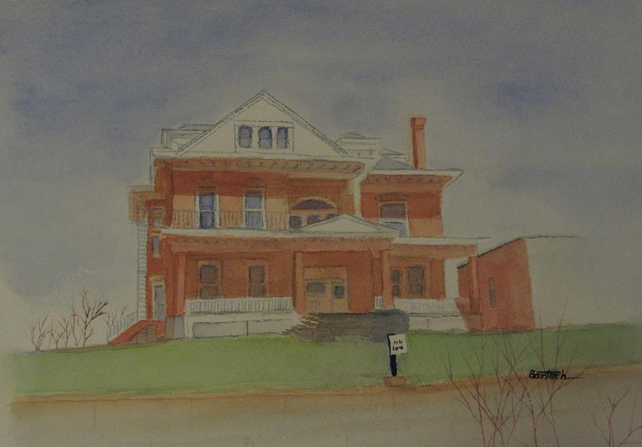 Saint Clairsville Mansion 2 Painting by David Bartsch
