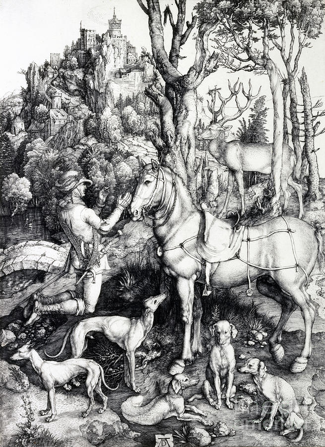 Albrecht Durer Painting - Saint Eustace by MotionAge Designs