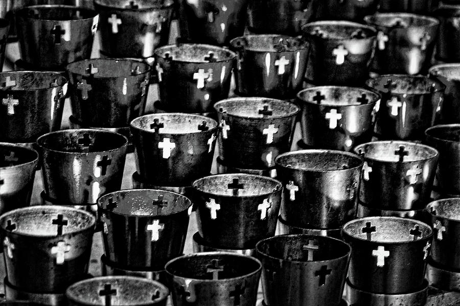 Saint Francis Cathedral Votive Candles #2 Photograph by Stuart Litoff