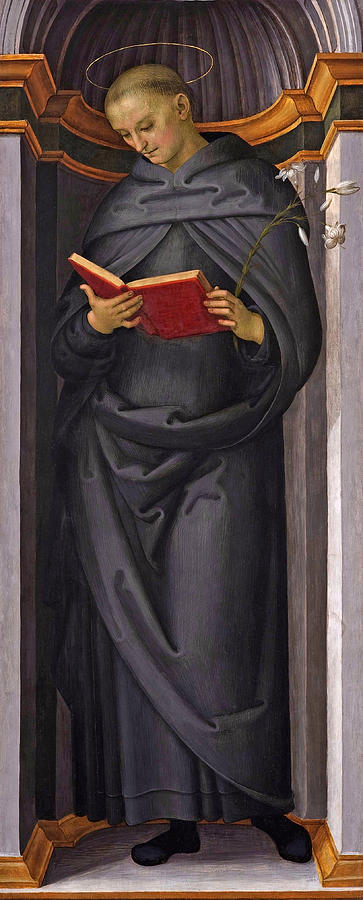 Saint Francis of Siena Painting by Pietro Perugino