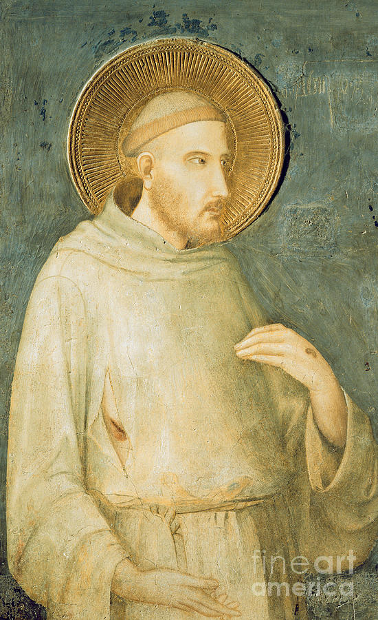 Saint Francis, 1318  Painting by Simone Martini