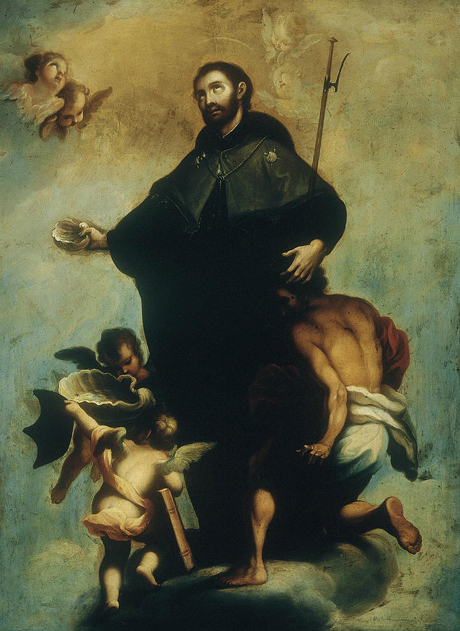 Saint Francis Xavier Painting by Miguel Cabrera
