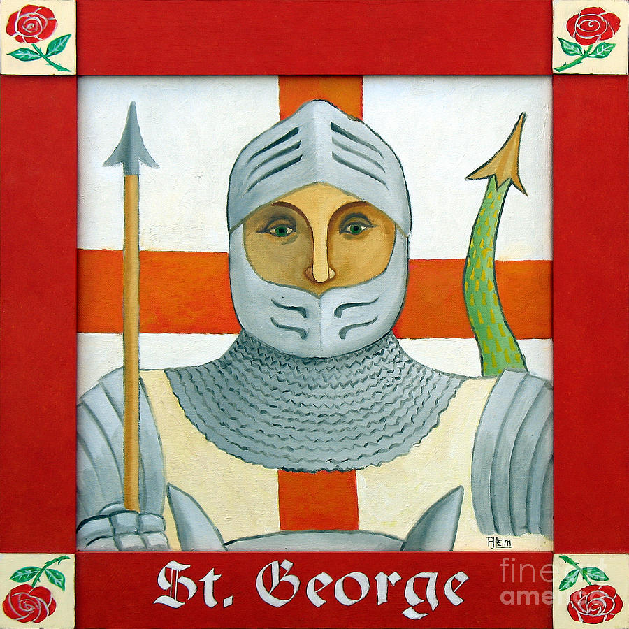 Dragon Painting - Saint George by Paul Helm