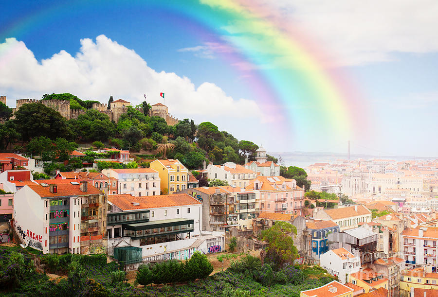 Saint Georges Castle in Lisbon Photograph by Anastasy Yarmolovich