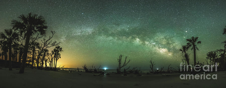 Saint Helena Island Milky Way Photograph by Robert Loe