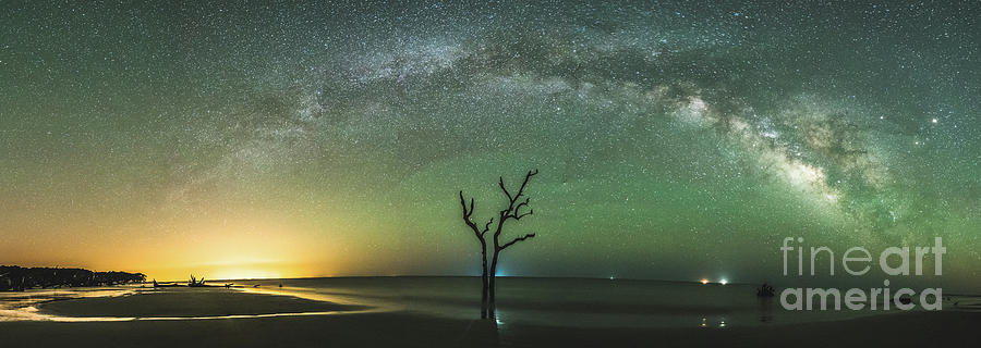Saint Helena Milky Way Panorama Photograph by Robert Loe