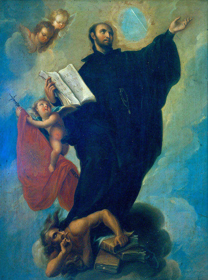 Saint Ignatius Loyola Painting by Miguel Cabrera
