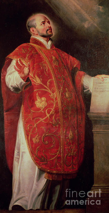 Saint Ignatius of Loyola Painting by Peter Paul Rubens