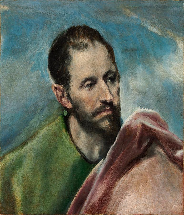 Saint James the Younger by El Greco 1600 Painting by Celestial Images
