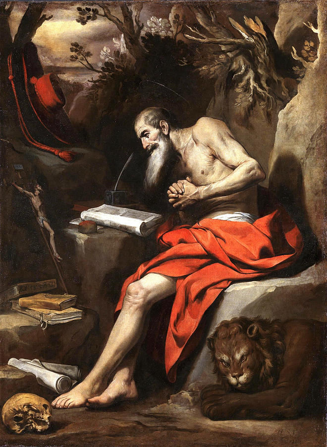 Saint Jerome Painting by Antonio del Castillo y Saavedra