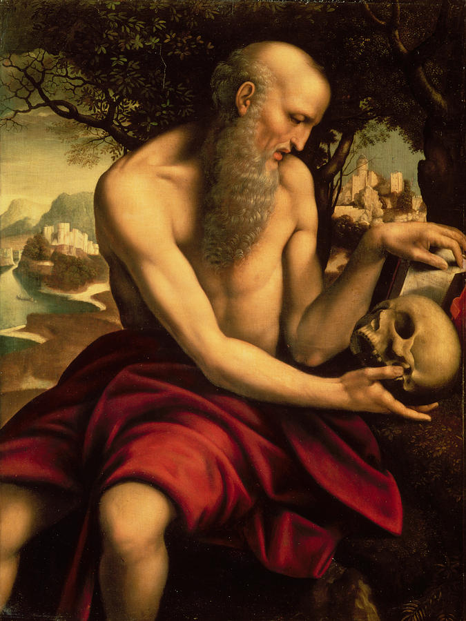 Jerome Painting - Saint Jerome by Cesare de Sesto Jerome Painting - Saint Jerome by Cesare de Sesto